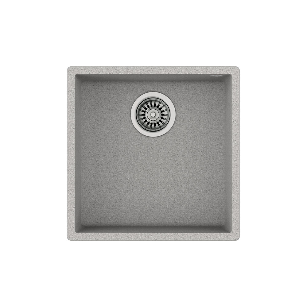Teka Maestro Square 40.40 TG Stone Grey 440x440mm Tek Hazneli Tegranite+ Evye