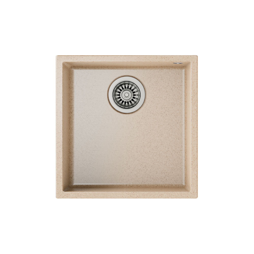 Teka Maestro Square 40.40 TG Avena Bej 440x440mm Tek Hazneli Tegranite+ Evye