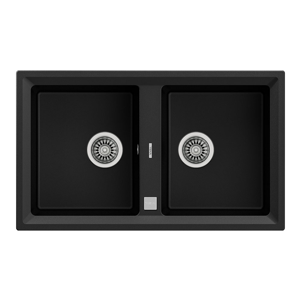 Teka Maestro Stone 90 B-TG Karbon 860x510mm Çift Hazneli Tegranite Evye