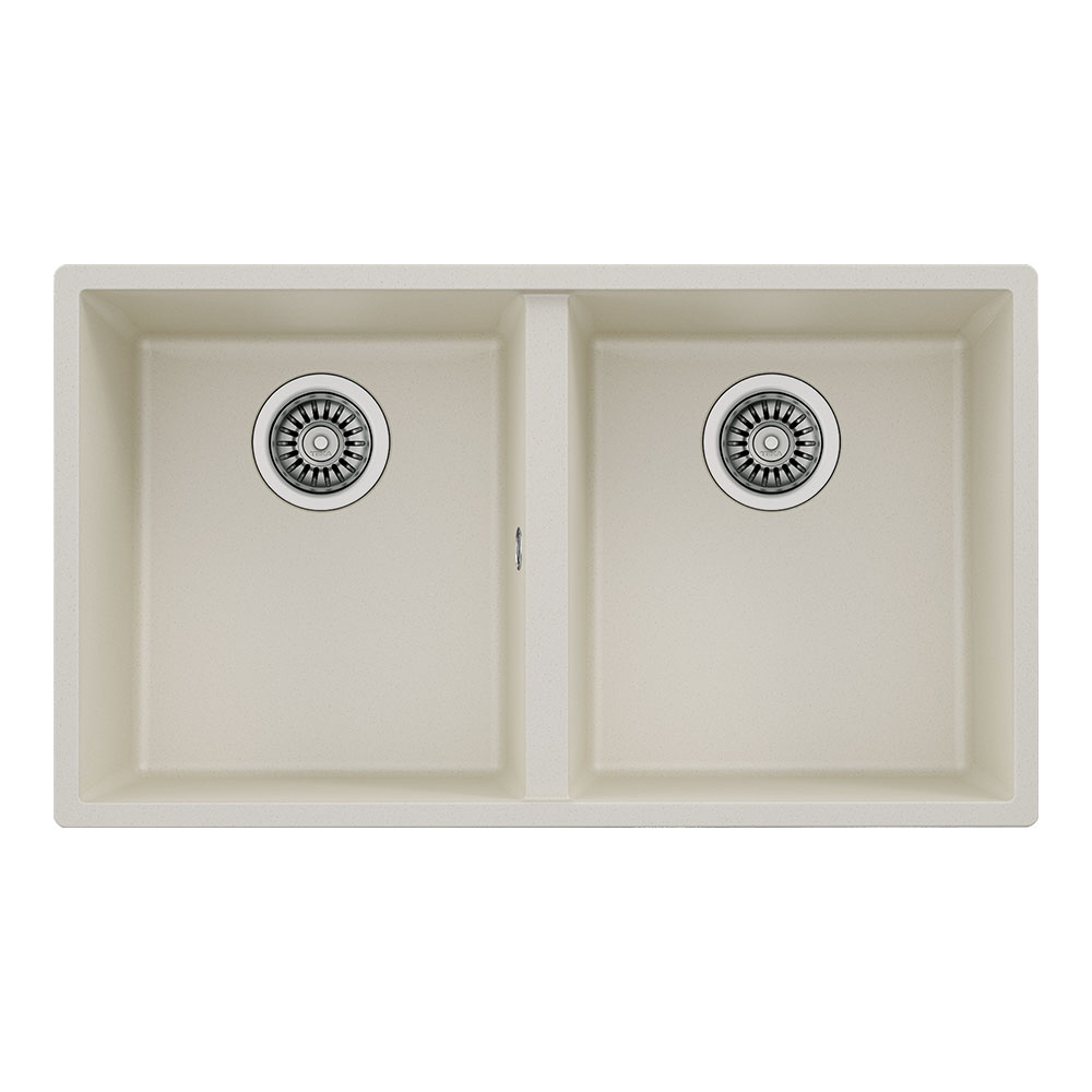 Teka Maestro Square 760 TG Avena Bej 760x435mm Çift Hazneli Tezgahaltı Tegranite Eviye