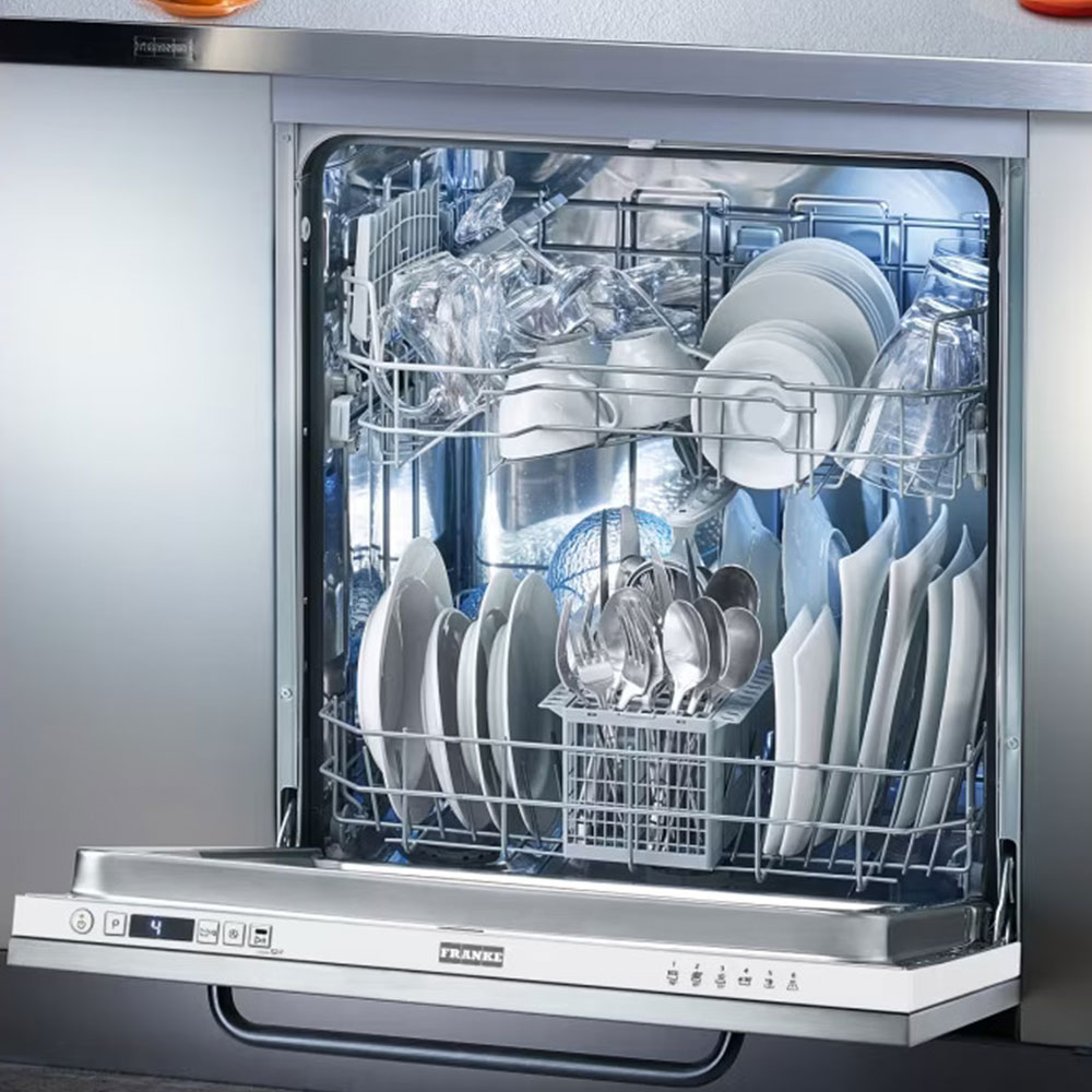 Franke FDW 614 D6P DOS E 6 Programlı Tam Ankastre Bulaşık Makinesi