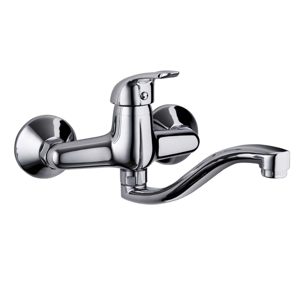 GPD MAL120 Adrio Krom Aplike Lavabo Bataryası