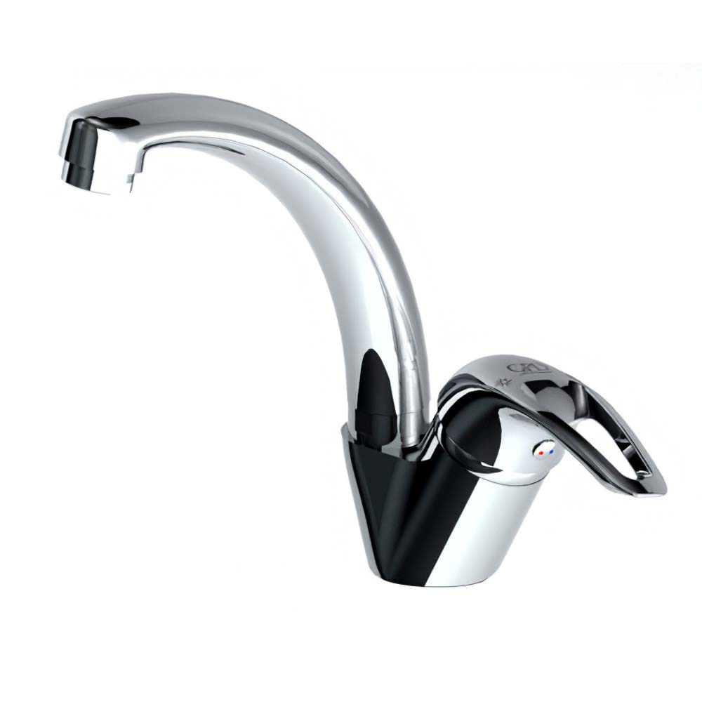GPD MTT120 Adrio Krom Tek Gövde Tek Su Girişli Lavabo Bataryası