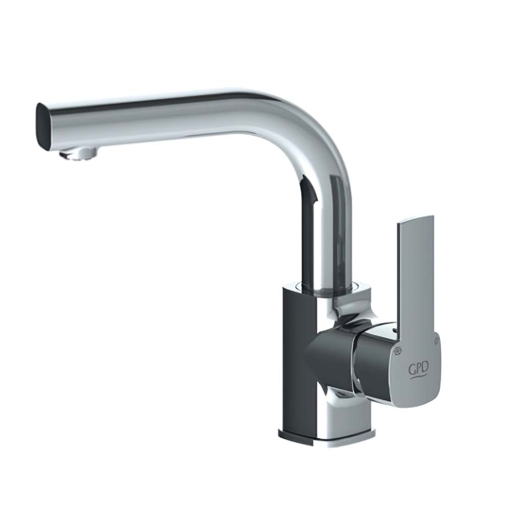 GPD MTL160 Pedra Krom Tek Gövde Lavabo Bataryası