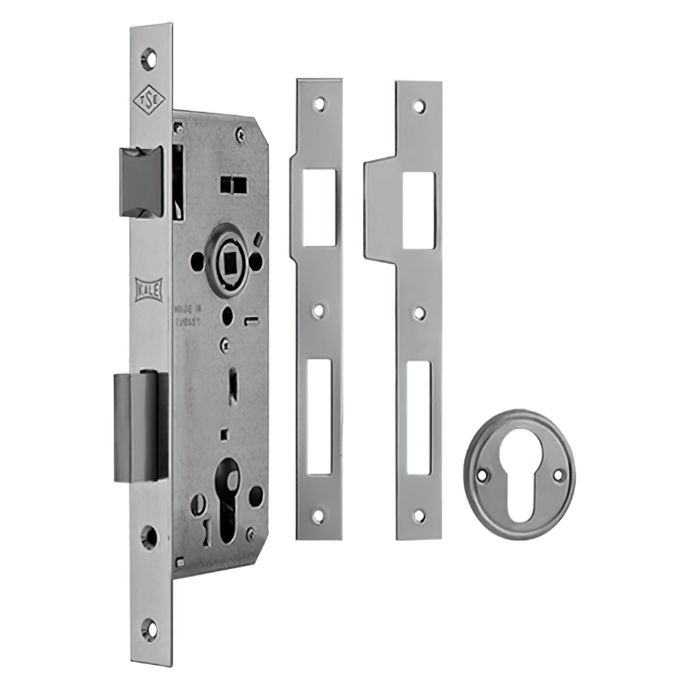 Kale 152R35-002 Standart 35 - 68 mm Silindirli Daire Kilidi, Nikel