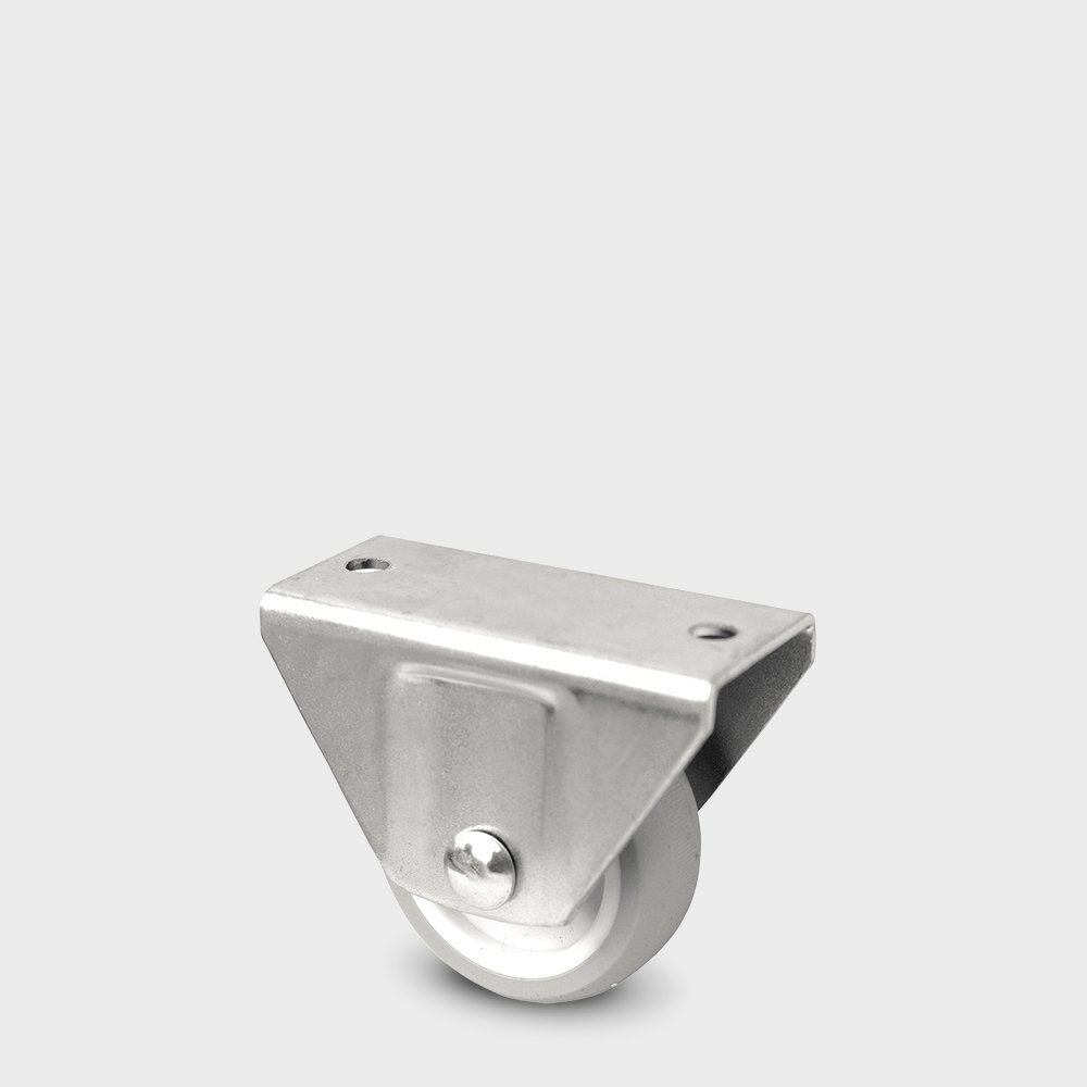 Burak 03805 ZHG Sabit Tekerlek Geniş Maşa Beyaz-Gri 38mm.