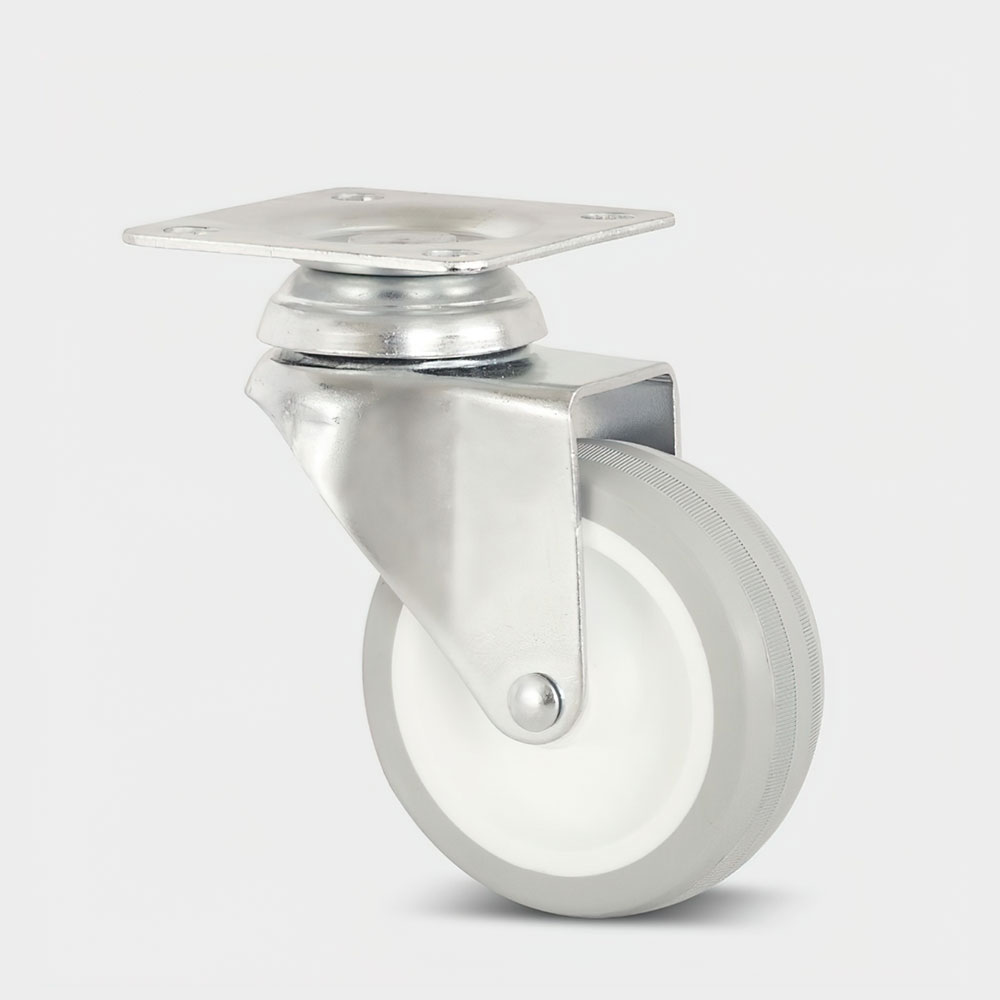 Burak 0752 ZHG Çift Sıra Bilyalı Tekerlek Tablalı Gri 75mm.