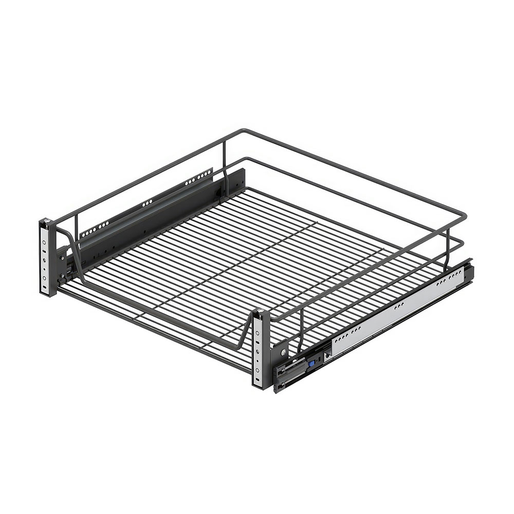 Starax S-2060-A Kapağa Monte Teleskopik Raylı Çekmece Antrasit 50 cm.