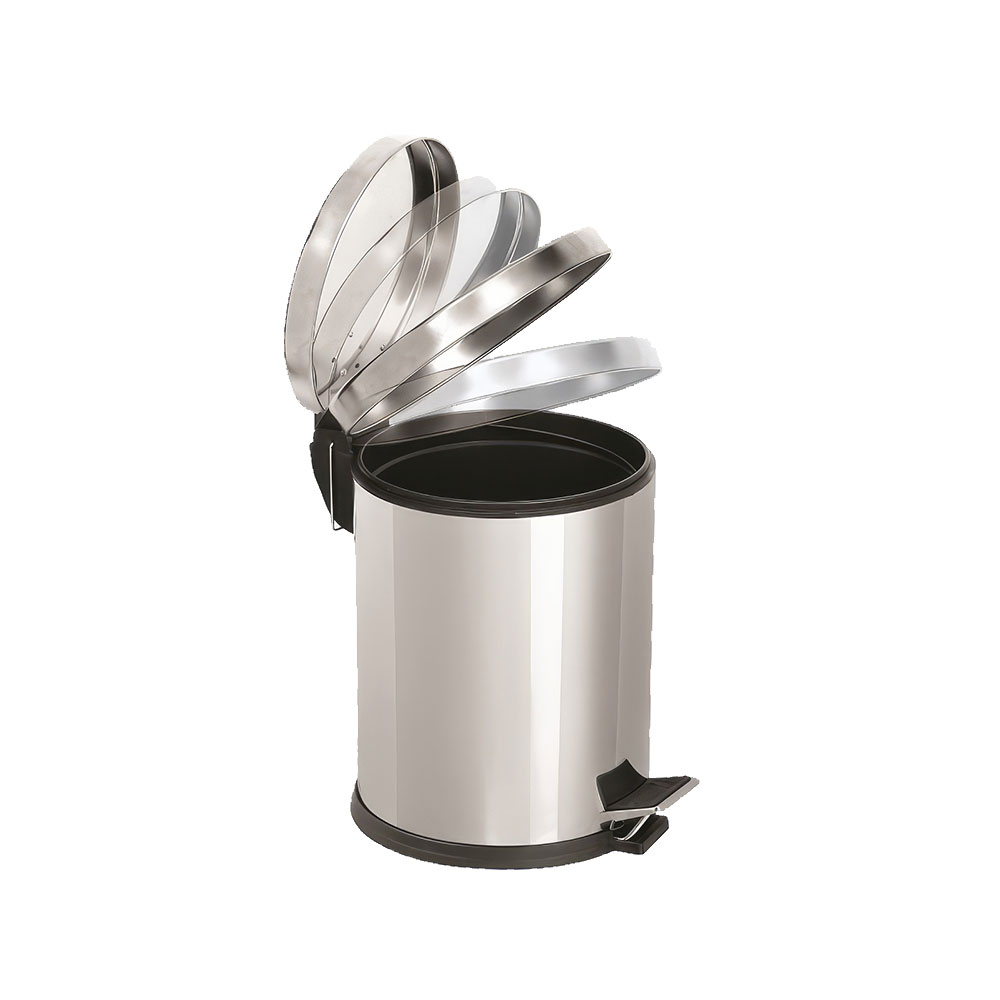 Efor EF-306 Çöp Kovası, Pedallı, Yavaş Kapanan Kapak, 304 Kalite, 3 lt.