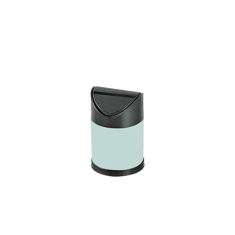 Efor EF-851M Çöp Kovası, Sallanır Kapak, 430 Kalite Mint, 1,5 lt.