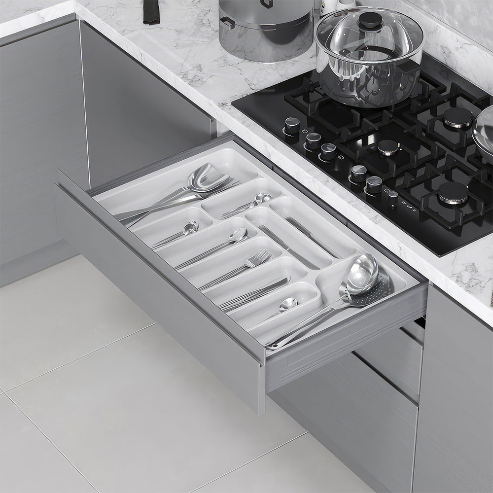 Starax S-2286-W Plastik Kaşıklık Beyaz 490-430x490-410x55