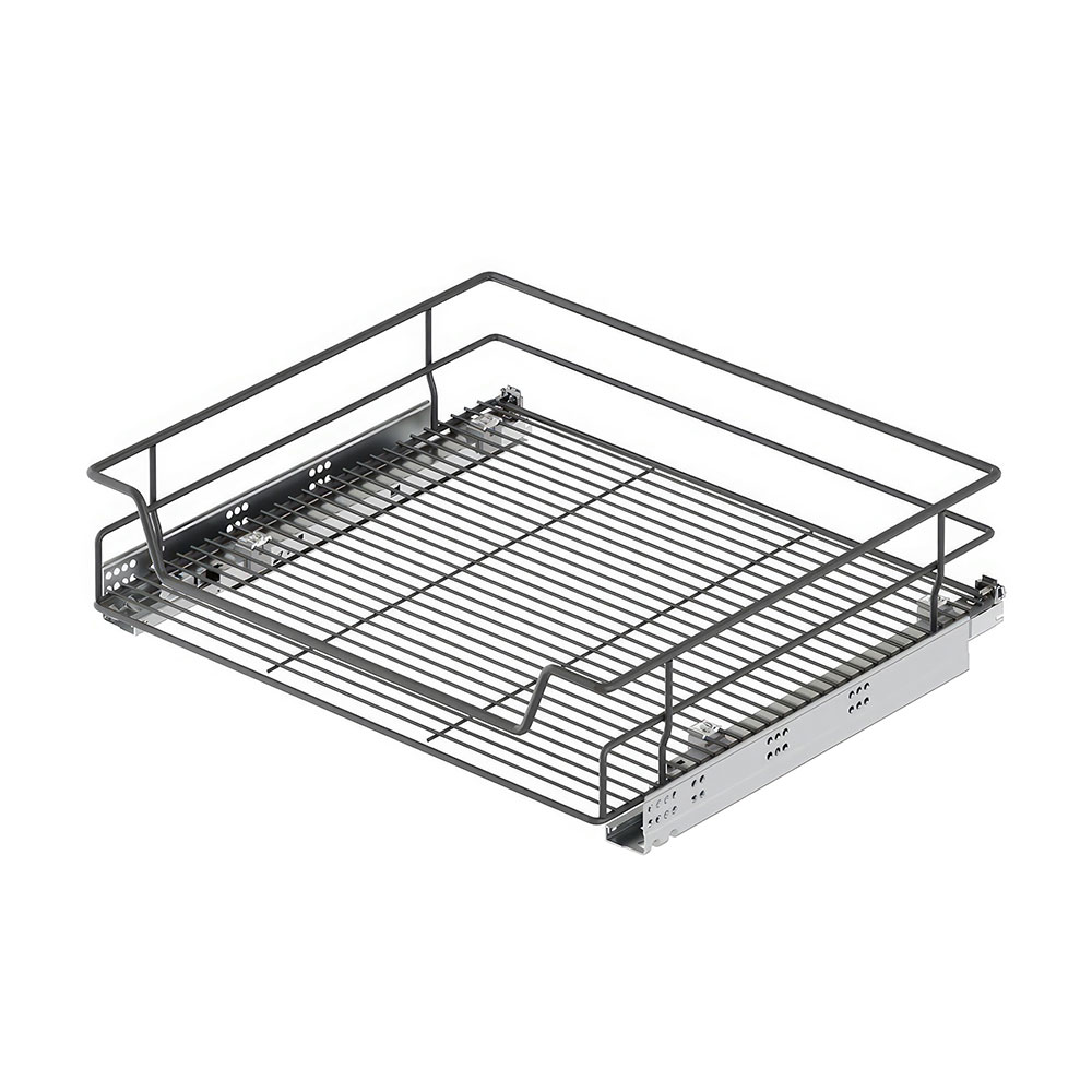 Starax S-2333-A Bağımsız Çift Açılım Gizli Raylı Çekmece Antrasit 45 cm.