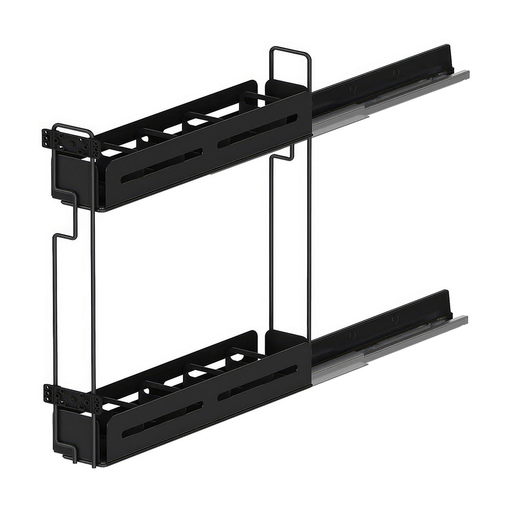 Starax S-2662-UB-A Unique Box Kaymaz Yüzeyli Şişelik Çift Açılım Antrasit Sol 15 cm.