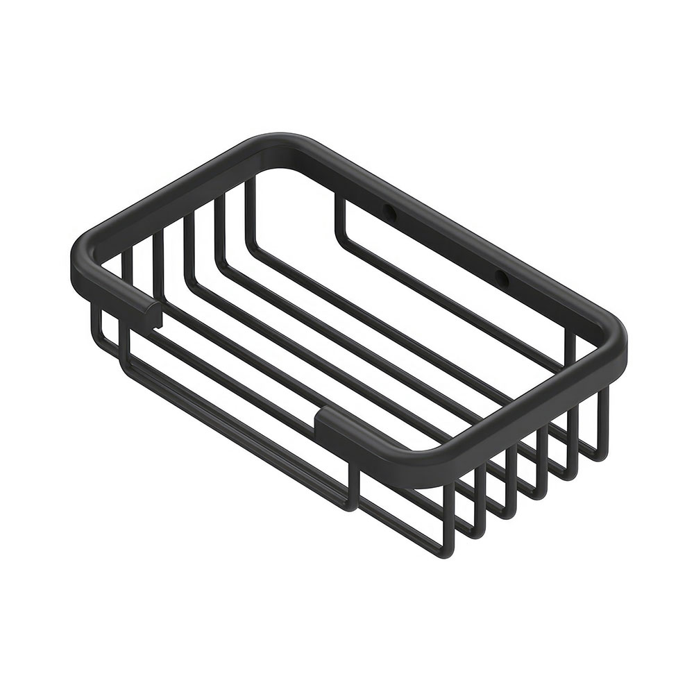 Starax S-8895-A Kare Tel Sabunluk Antrasit 13,5x8,5x3,5 cm