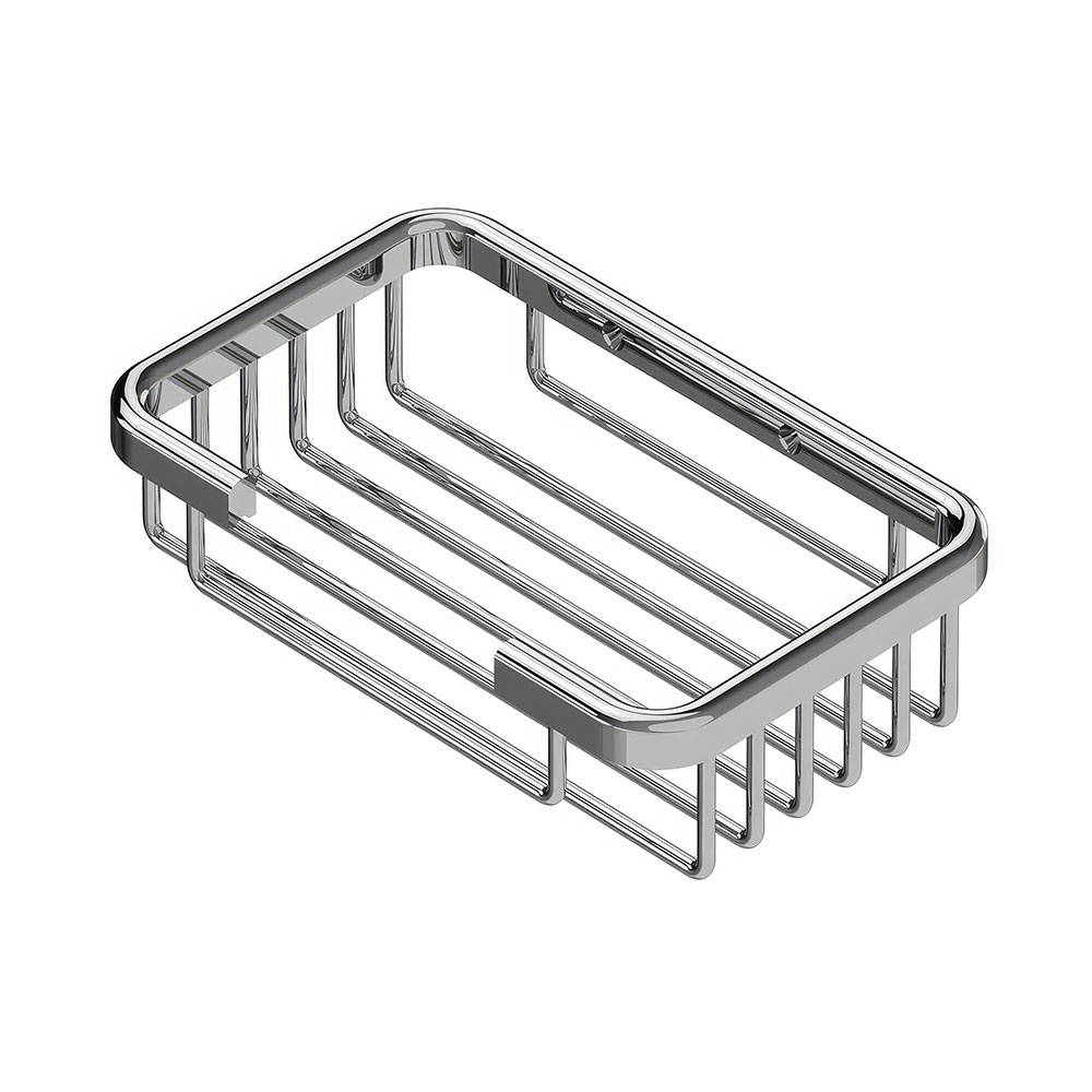 Starax S-8895-C Kare Tel Sabunluk Krom 13,5x8,5x3,5 cm