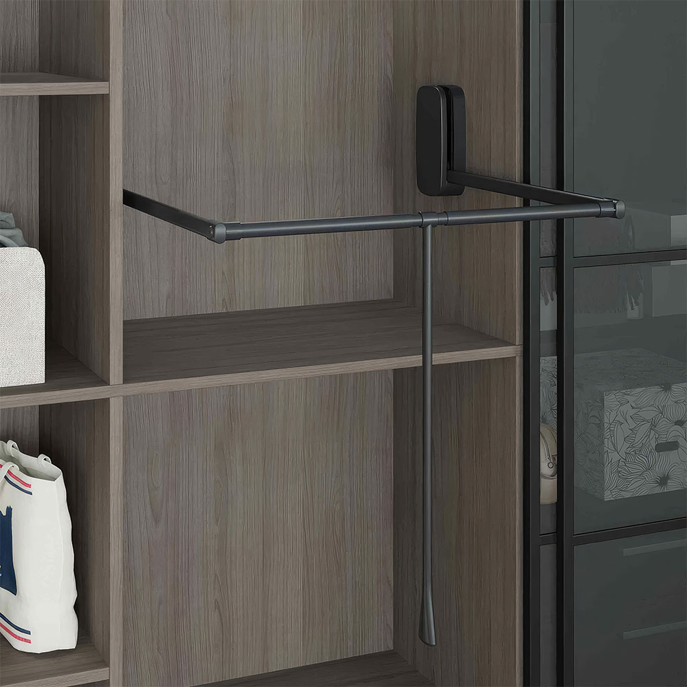 Starax S-6011-A Gardırop Asansörü Antrasit 60-85x13x80 cm