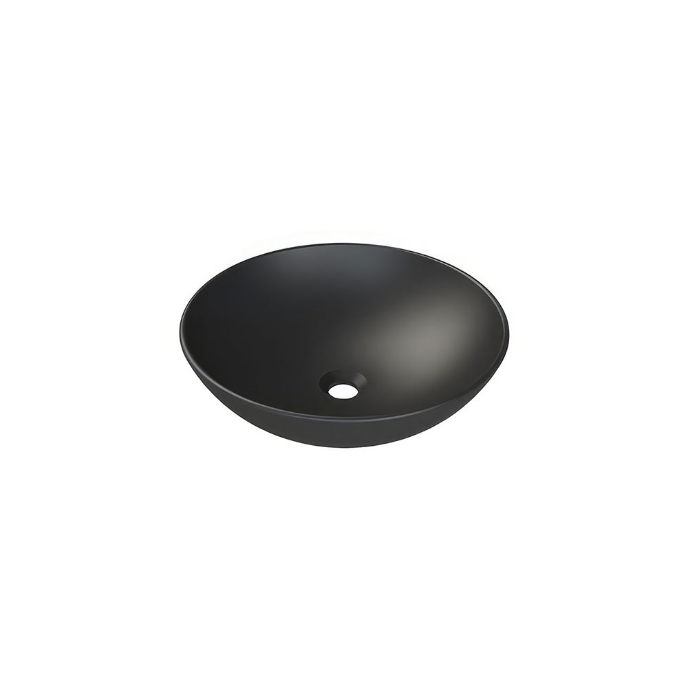 Cerastyle 071607-U97 Zero Lavabo, Mat Siyah, Ø46 cm.