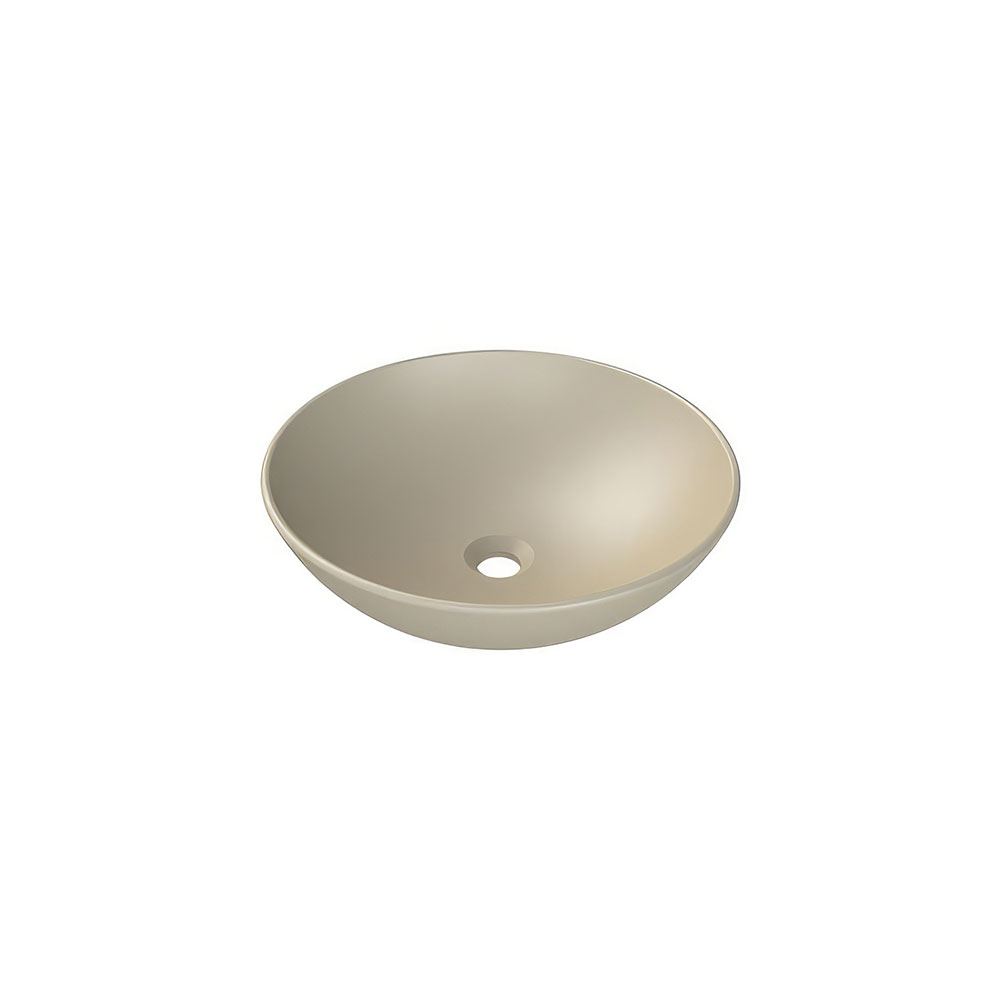 Cerastyle 071608-U97 Zero Lavabo, Mat Cappuchino, Ø46 cm.