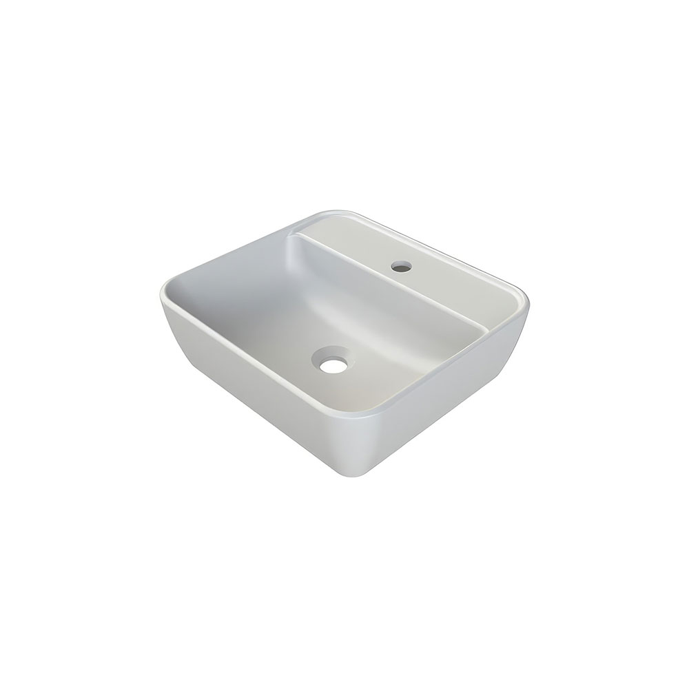 Cerastyle 076700-U97 One Batarya Delikli Lavabo, Mat Beyaz, 55x45 cm.