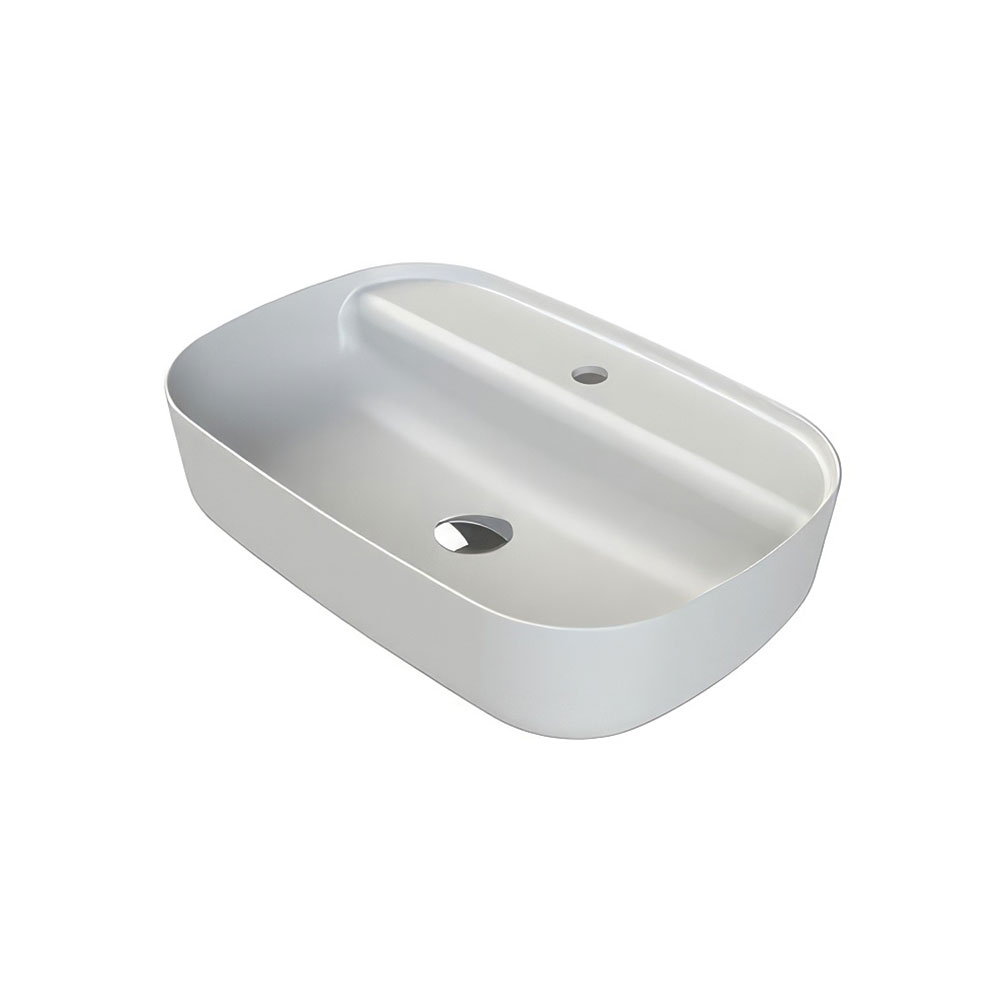 Cerastyle 078700-U97 Aqua Lavabo, Mat Beyaz, 75x40 cm.