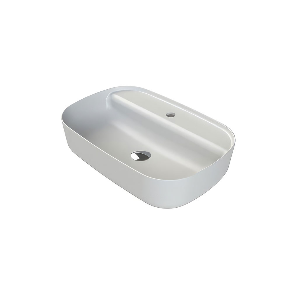 Cerastyle 077100-U97 Aqua Lavabo, Mat Beyaz, 60x40 cm.
