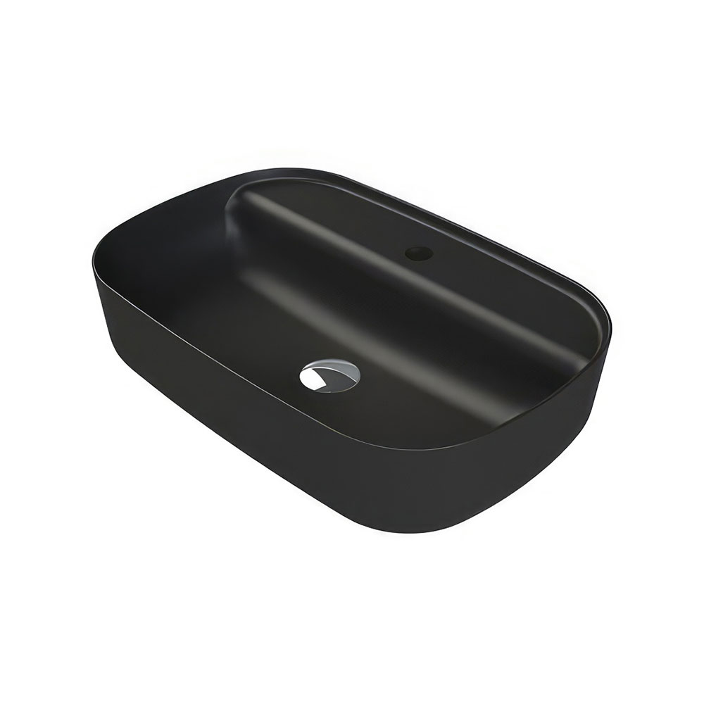 Cerastyle 077307-U97 Aqua Lavabo, Mat Siyah, 80x40 cm.