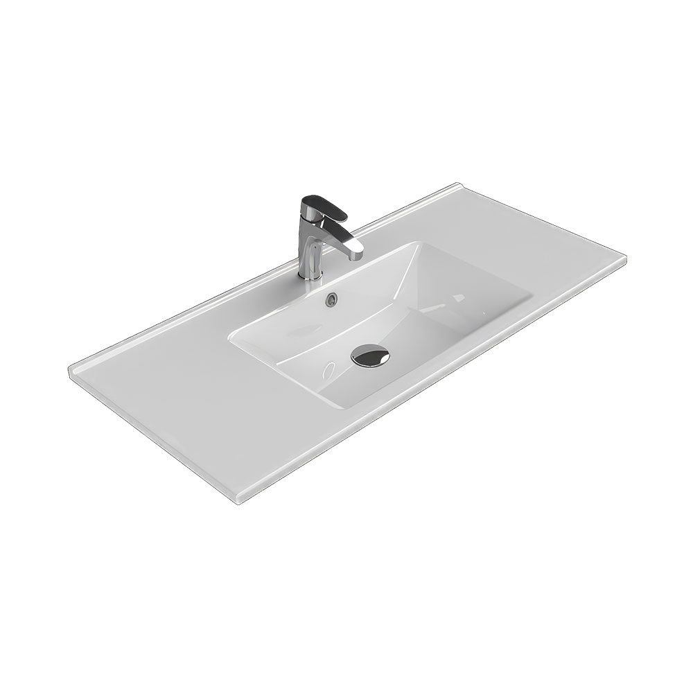 Ceractyle 067600-U Arte Etajerli Lavabo, Beyaz, 100x45 cm.