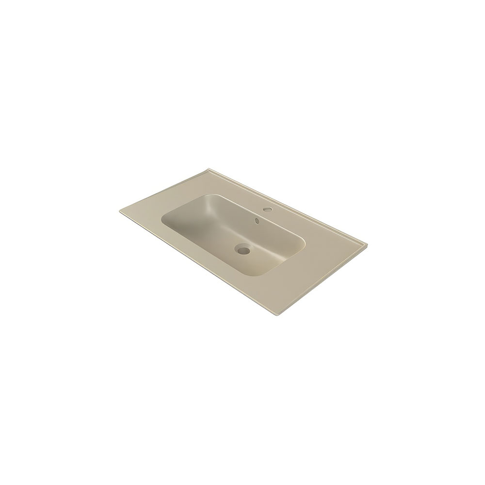 Cerastyle 041908-U97 Blue Etajerli Lavabo Mat Cappuchino 50x36,5cm.
