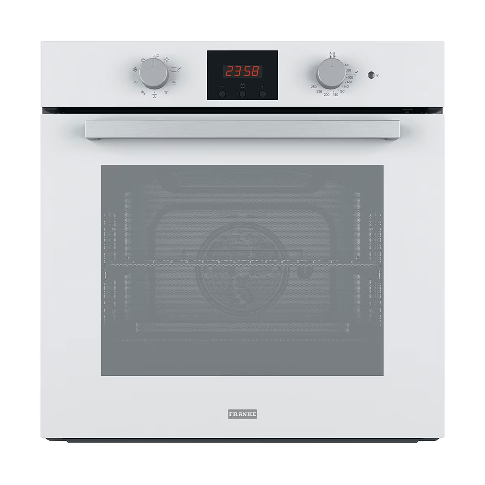 Franke FSL 86 H WH Smart Linear, 8 Programlı, White Glass, Dijital Fırın