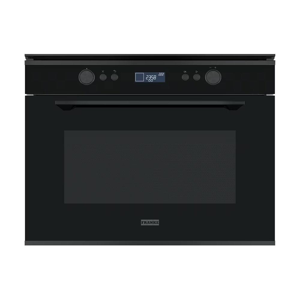 Franke MYTHOS FMY 45 MW BK, 40lt. İç Hacimli, 9 Programlı, Black+Black Frame, Dijital, 45cm. Kombi Mikrodalga