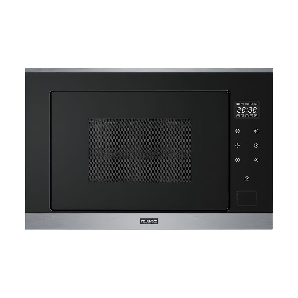 Franke SMART FSM MW XS 25lt. 7 Programlı Black Glass/Inox, Dokunmatik Mikrodalga