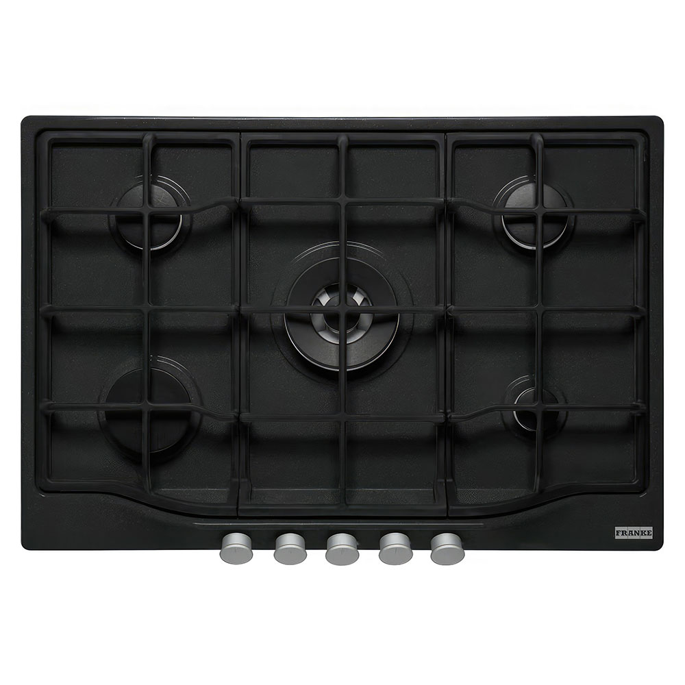 Franke FHC 755 4G TC C Country Nero 5 Gözlü Gazlı Ocak