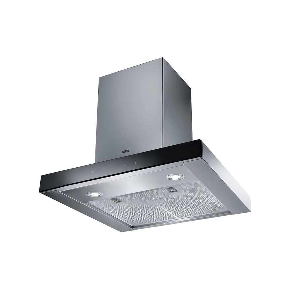 Franke FCR 625 TC BK/XS NG/600 Mythos Black Glass/Inox Duvar Tipi Davlumbaz 60cm