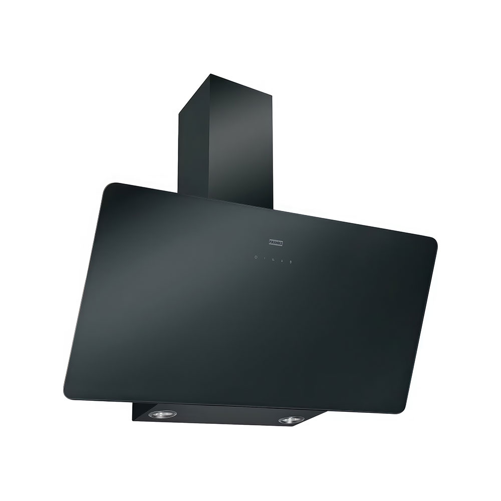 Franke FPJ 915 V BK A/900 Glass Vertical Black Glass Eğik Davlumbaz 90cm