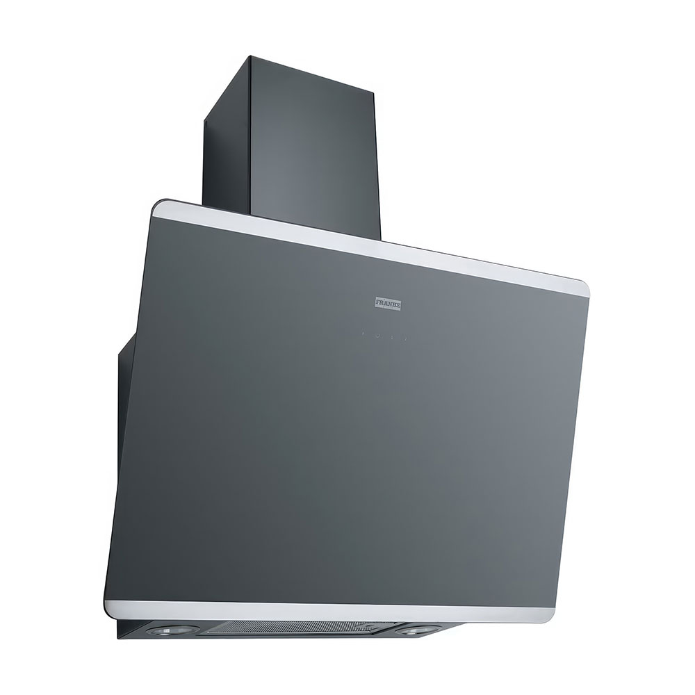 Franke FPJ 615 V BK/SS Smart Linear Vertical Black Glass/Inox Eğik Davlumbaz 60cm
