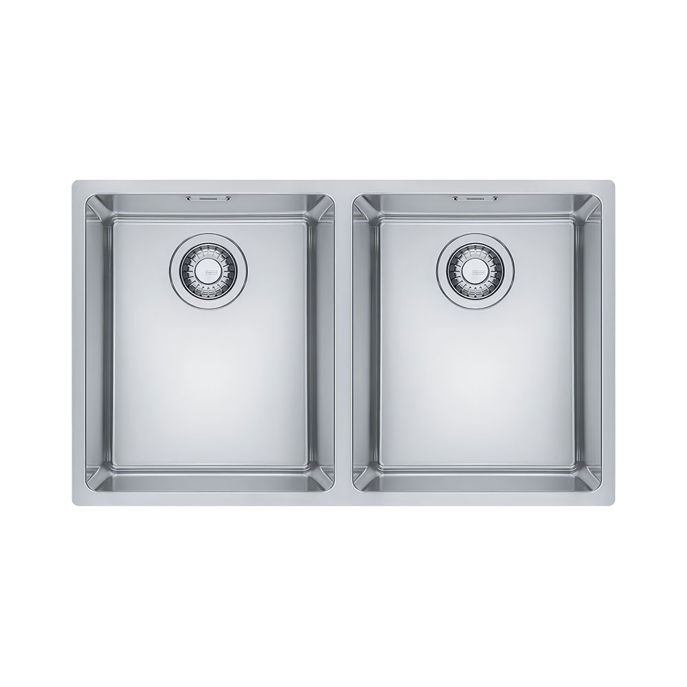 Franke Maris MRX 120 34-34 Inox Tezgah Altı 745x440mm 2 Gözlü Damlalıksız Evye