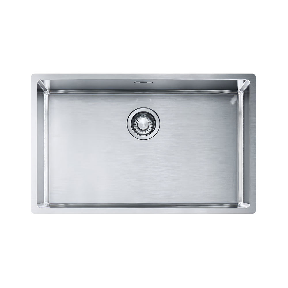 Franke Box BXX 210-68 Inox Tezgah Altı-Üstü ve Tezgaha Sıfır 725x450mm Tek Gözlü Damlalıksız Evye