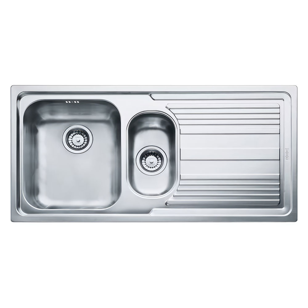 Franke Logica Line LLX 651-100 Inox Tezgah Üstü 1000x500mm 1,5 Gözlü Sağ Damlalıklı