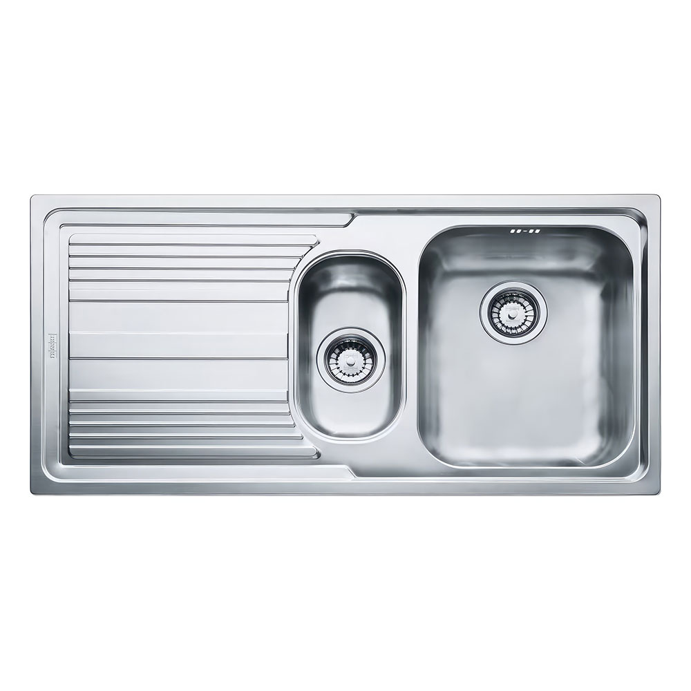 Franke Logica Line LLX 651-100 Inox Tezgah Üstü 1000x500mm 1,5 Gözlü Sol Damlalıklı