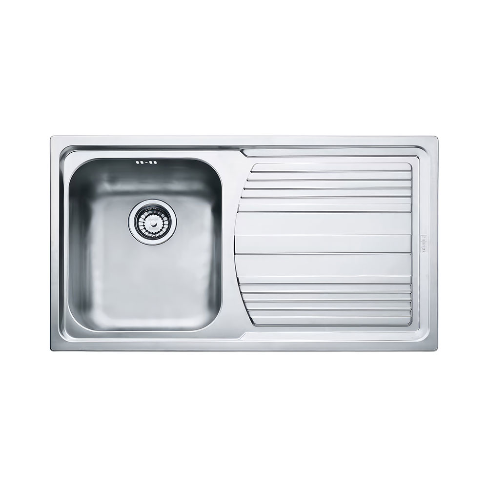 Franke Logica Line LLX 611-86 Inox Tezgah Üstü 860x500mm Tek Gözlü Sağ Damlalıklı