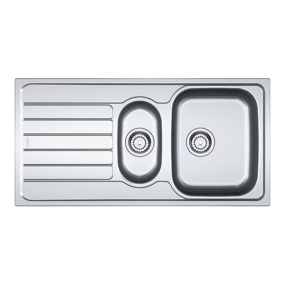 Franke Spark SKX 651-100 Dekorlu Tezgah Üstü 1000x500mm 1,5 Gözlü Sol Damlalıklı