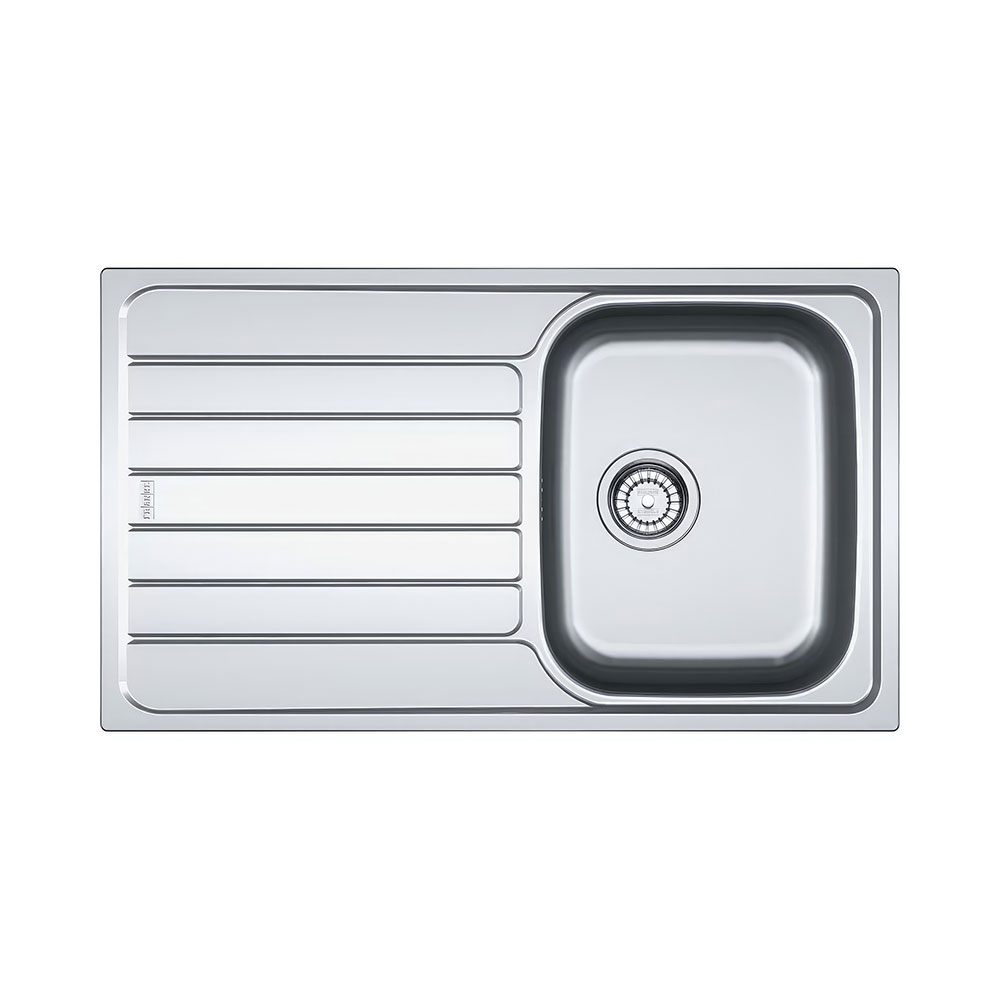 Franke Spark SKX 611-86 Inox Tezgah Üstü 860x500mm Tek Gözlü Sol Damlalıklı Evye