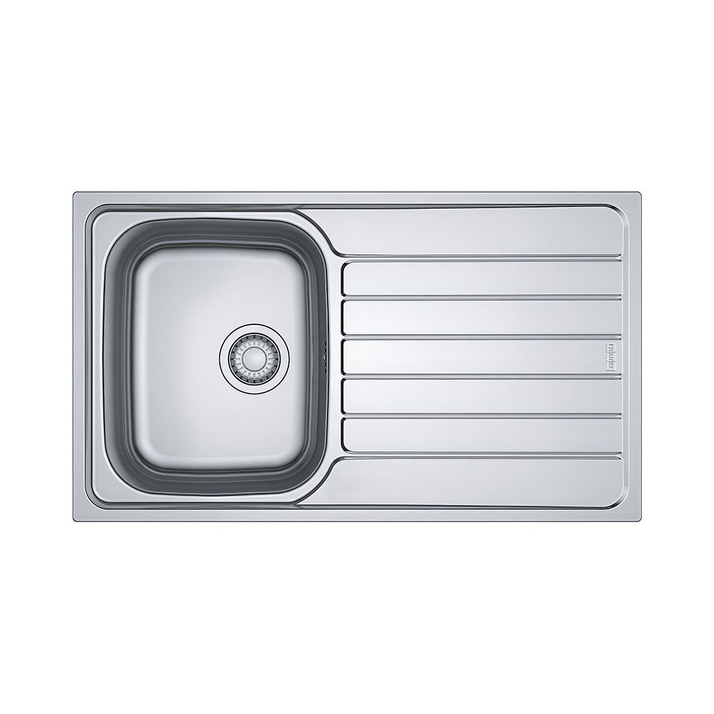 Franke Spark SKX 611-86 Inox Tezgah Üstü 860x500mm Tek Gözlü Sağ Damlalıklı Evye