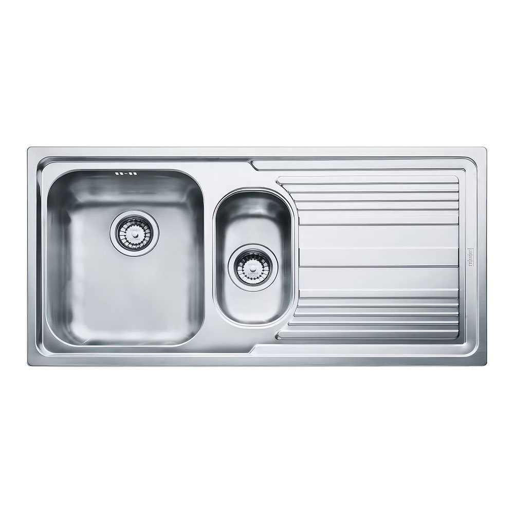 Franke Logica Line LLL 651-100 Dekorlu Tezgah Üstü 1000x500mm 1,5 Gözlü Sağ Damlalıklı