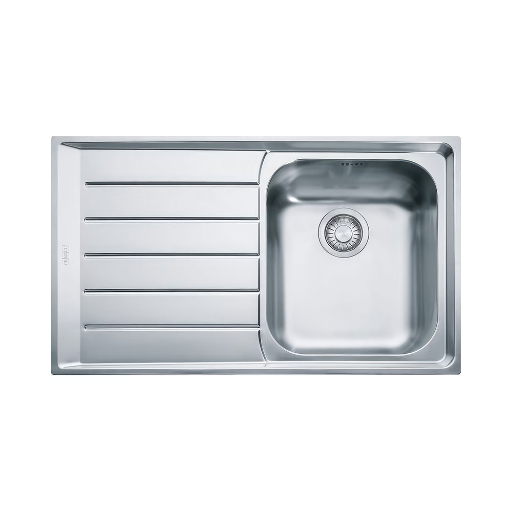 Franke Neptune NET 611-86 Microdekorlu Tezgah Üstü 860x510mm Tek Gözlü Sağ Damlalıklı