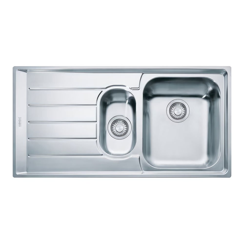 Franke Neptune NET 651-100 Microdekorlu Tezgah Üstü 1000x510mm 1,5 Gözlü Sol Damlalıklı
