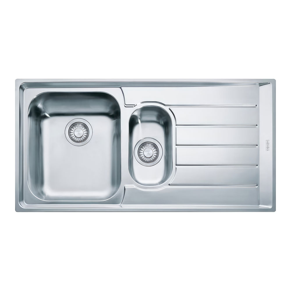 Franke Neptune NET 651 Inox Microdekorlu Tezgah Üstü 1000x510mm 1,5 Gözlü Sağ Damlalıklı