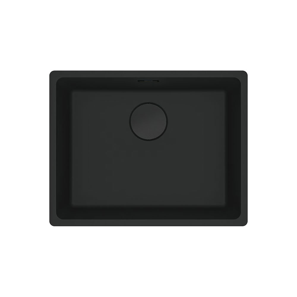 Franke Maris MRG 110-52 Matt Black Tezgah Altı 553x433mm Granit Eviye