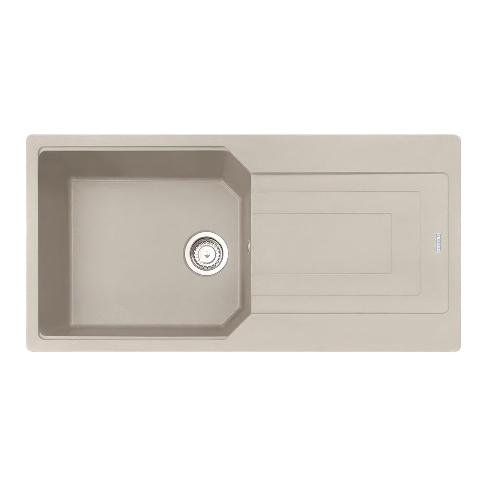 Franke Urban UBG 611-100 Sahara Tezgah Üstü 1000x500mm Tek Gözlü Damlalıklı Eviye