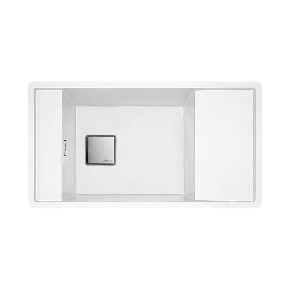 Franke Fresno FSG 611-88 Bianco Tezgah Üstü 877x495mm Tek Gözlü Damlalıklı Eviye